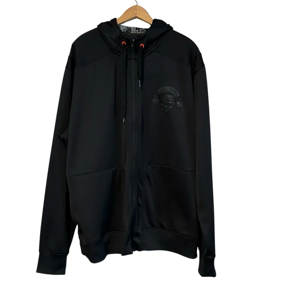 Air Jordan & Carmelo Melo Anthony Full Zip Jacket Sz 3XL NY Black Men’s